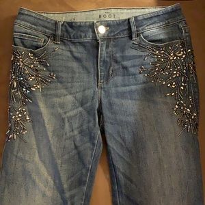 White House Black Market bling jeans